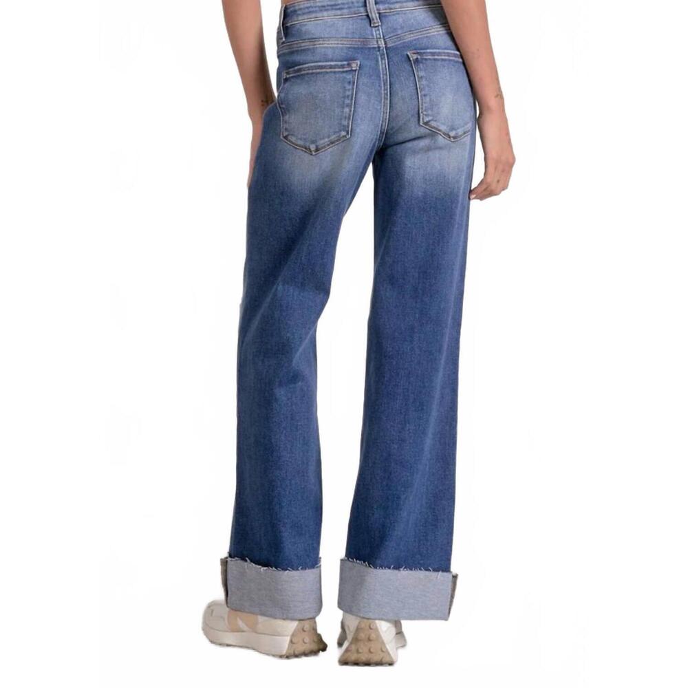 NEW ELAN women's jett jean in blue - Picture 4 of 4